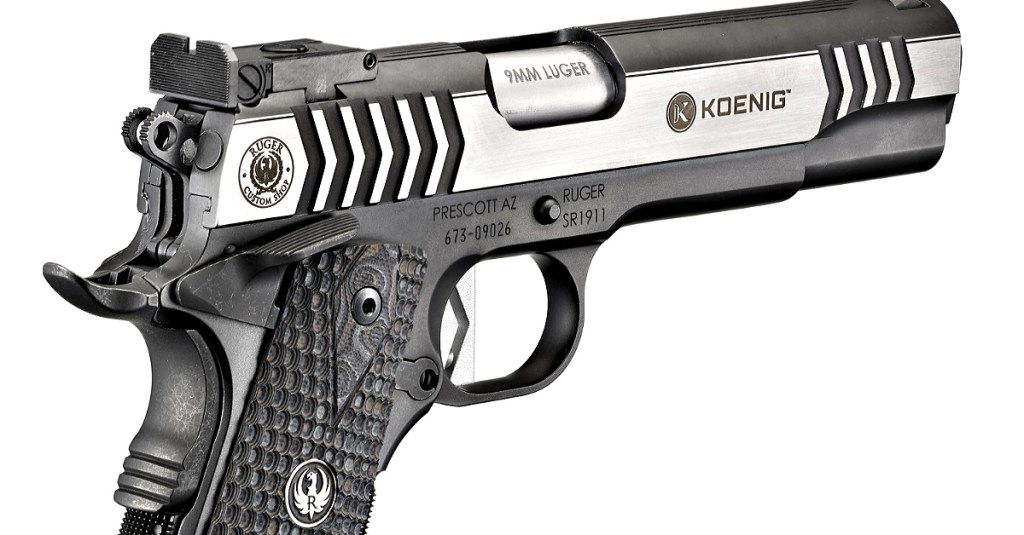 Become an instant single-stack baller with the Ruger Custom Shop SR1911 Competition in .45 auto