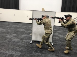 Top enlisted soldier tries ‘do-it-all’ goggle being tested by Army, Marines