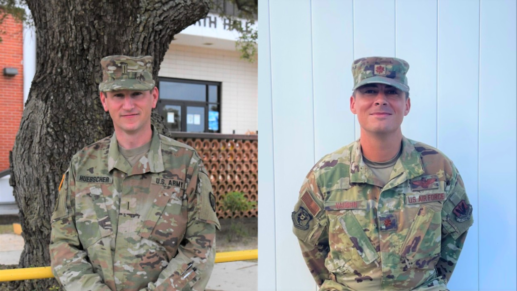 Soldier and airman save couple from burning house