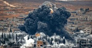 US strikes on Syria pose risk of conflict with Russia