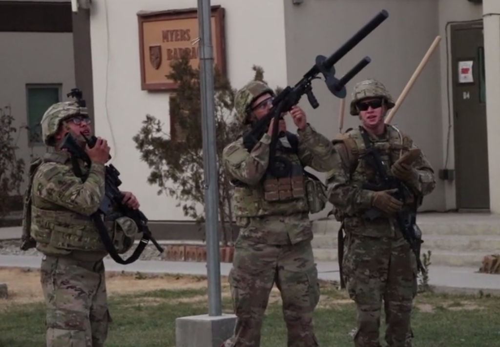 Watch Oklahoma National Guard train with counter-drone equipment in Afghanistan