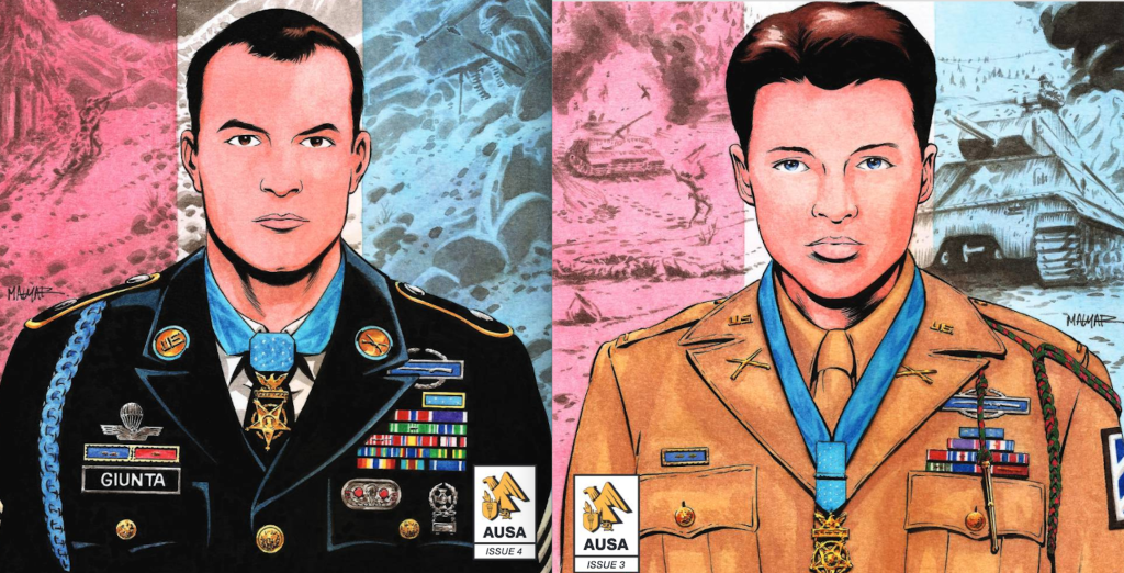Medal of Honor comic series highlights actions of Audie Murphy and Sal Giunta