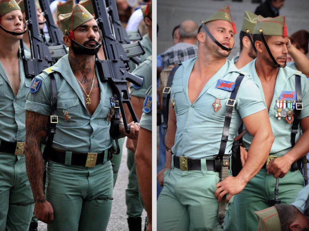 Spain deploys men in deep V-necks and leather suspenders to stave off Covid-19