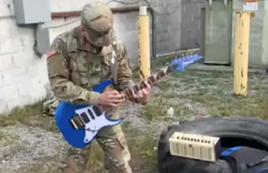 Soldier’s badass Van Halen tribute goes viral