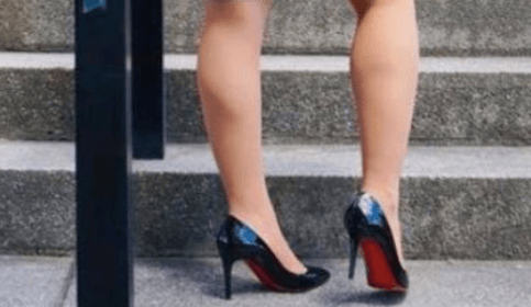 Female service member pairs $700 heels with dress blues, causing the internet to implode