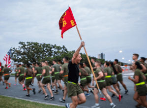 Marines celebrate birthday with a 246-mile fun run