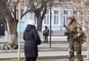 Ukrainian woman says Russian troops should carry seeds so flowers grow where they die