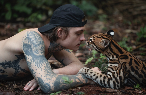 In saving a Peruvian wildcat, this soldier learned how to save himself