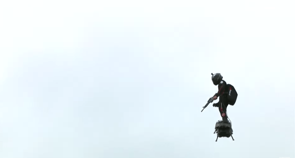 This flying French rifleman is a triumph of future past