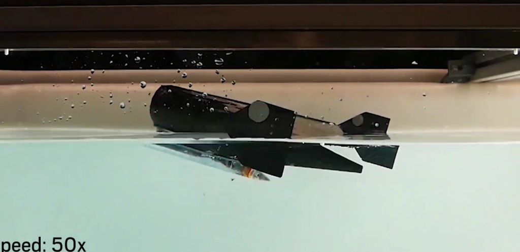 Could this jumping robot make a splash in wetland warfare?