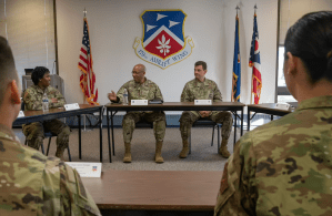 Top Air Force officer visits 179th Wing ahead of cyberspace transition