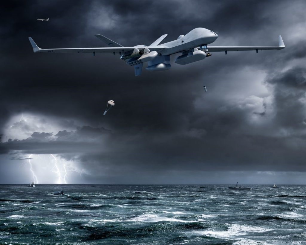 Off the California coast, the US Navy tests hunting subs with an aerial drone