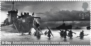 A Royal gaffe: UK postal service issues ‘Best of British’ D-Day stamp featuring US troops 8,500 miles away in the Pacific