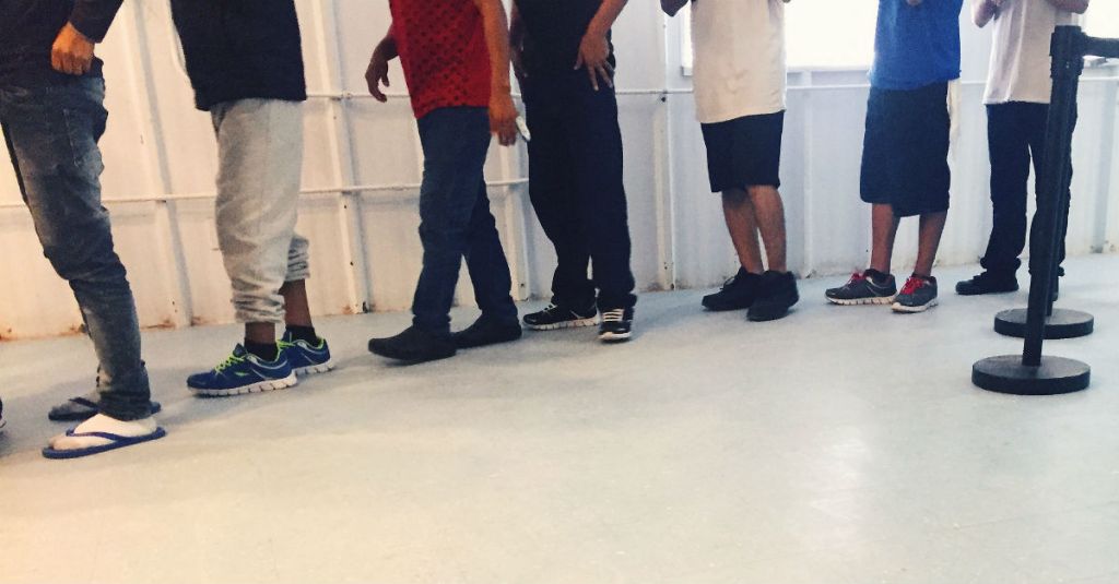 Why immigrant children were housed on military bases