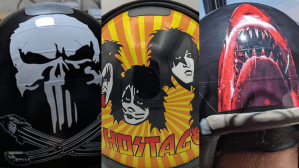 This Air Force pilot is the Banksy of helmet wraps