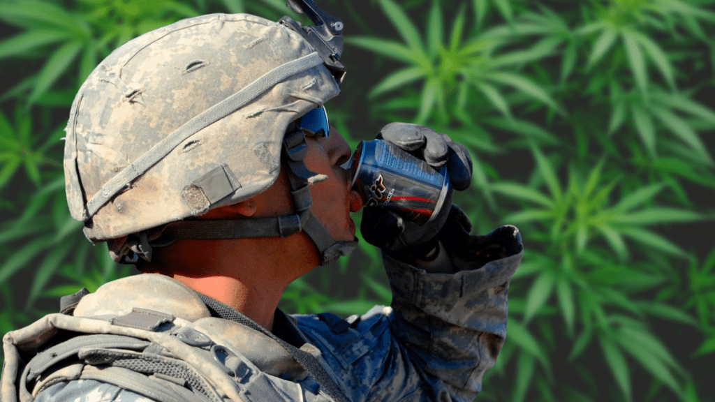 Can soldiers consume CBD energy drinks?