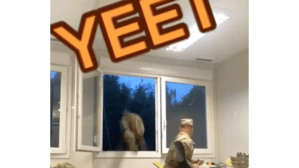 Meet the soldier who jumps out of a window every day to escape Army boredom