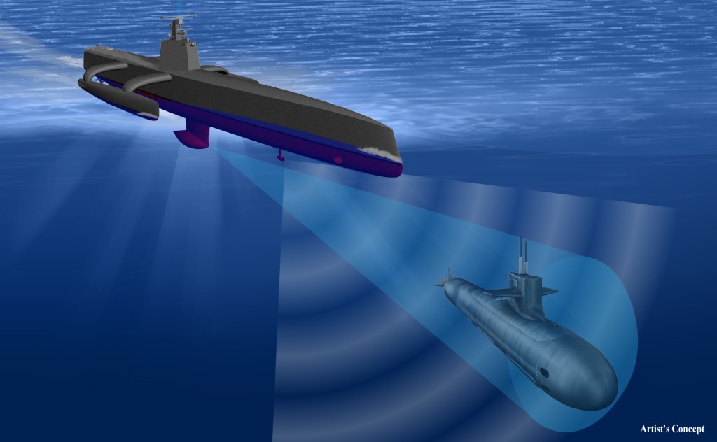 Robot warship tests hang-gliding sensor