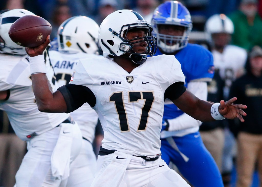 Army QB Bradshaw back at practice after reports he’d left team
