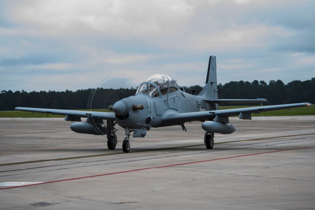 Super Tucano slated for Afghan air force crashes near Moody; pilots eject safely