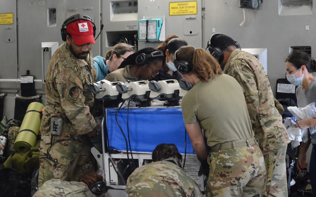 Medevac team successfully gets premature baby from Kuwait to Germany