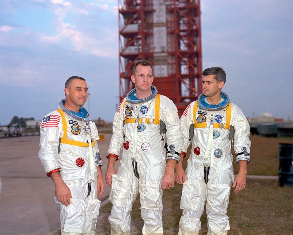 NASA displays Apollo capsule hatch 50 years after fatal fire