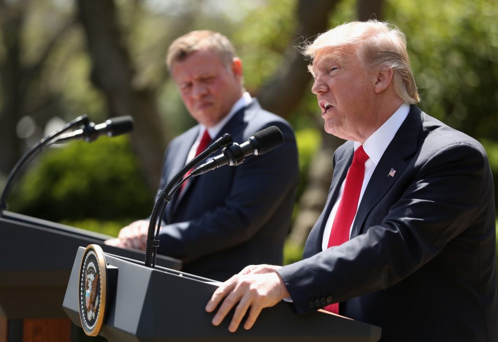 Blaming Assad, Trump says Syria attack ‘cannot be tolerated’