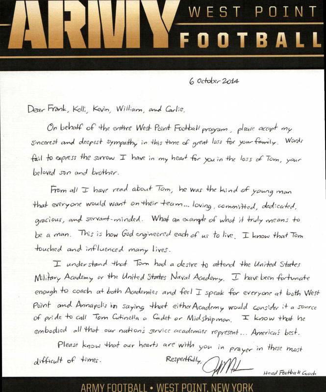 Army offers football scholarship to honor, mourn high school player