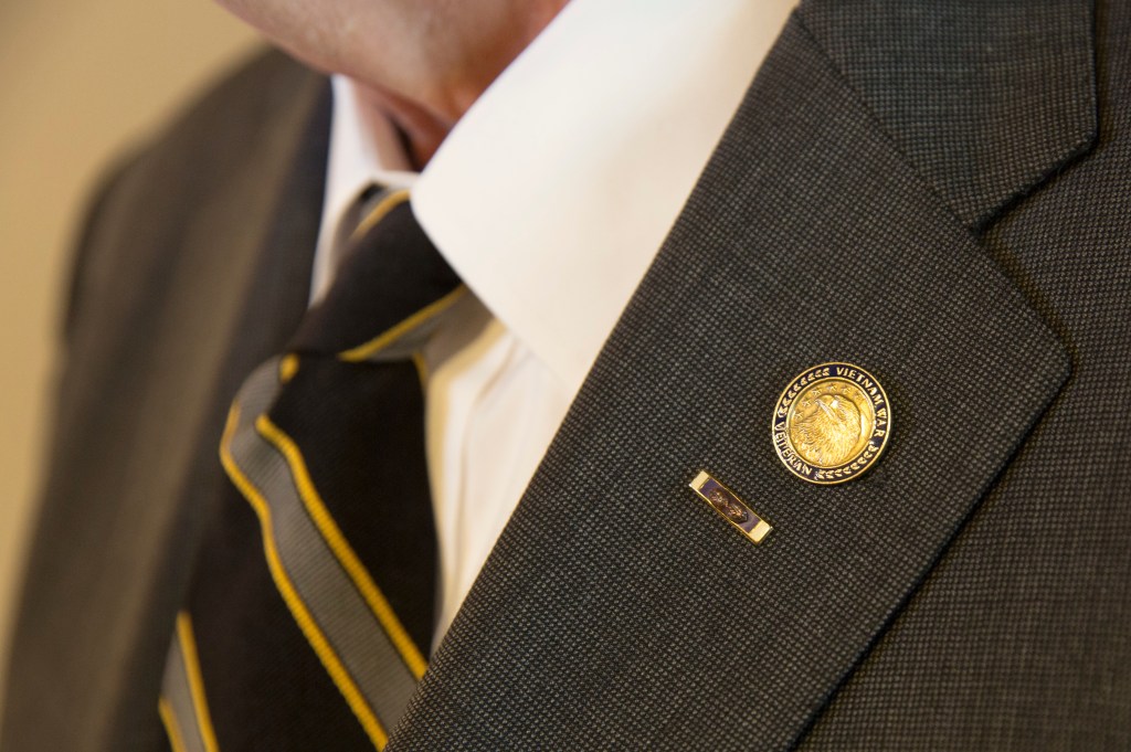 Lapel pin, national initiative seek to correct injustice for Vietnam vets