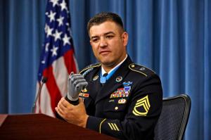 Someone stole Leroy Petry’s Medal of Honor license plate