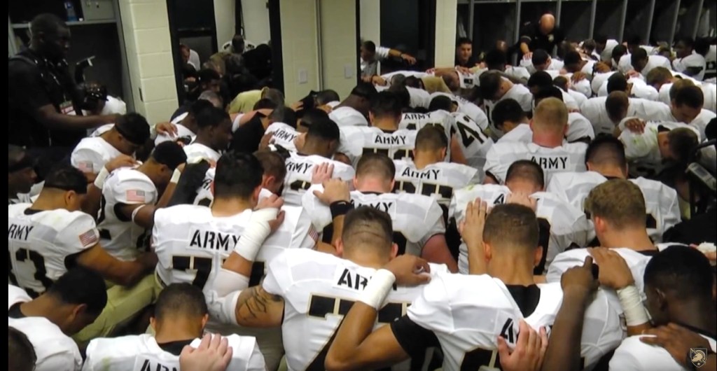 West Point launches inquiry into football team’s postgame prayer
