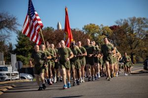 ‘Marines do it different,’ Corps’ leaders say during moto birthday run