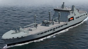 A Year Late, UK Receives First Carrier-Support Ship