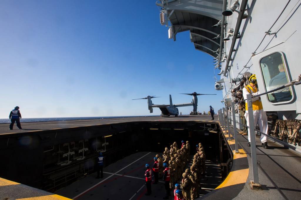 Marines and sailors prep for the largest amphibious assault in the modern era