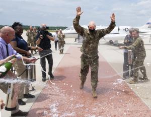 ‘Take the handcuffs off’: Retiring Materiel Command boss remains bullish on airmen’s innovative abilities