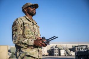 Security forces airmen step up anti-drone training after recent attacks in Iraq, Syria