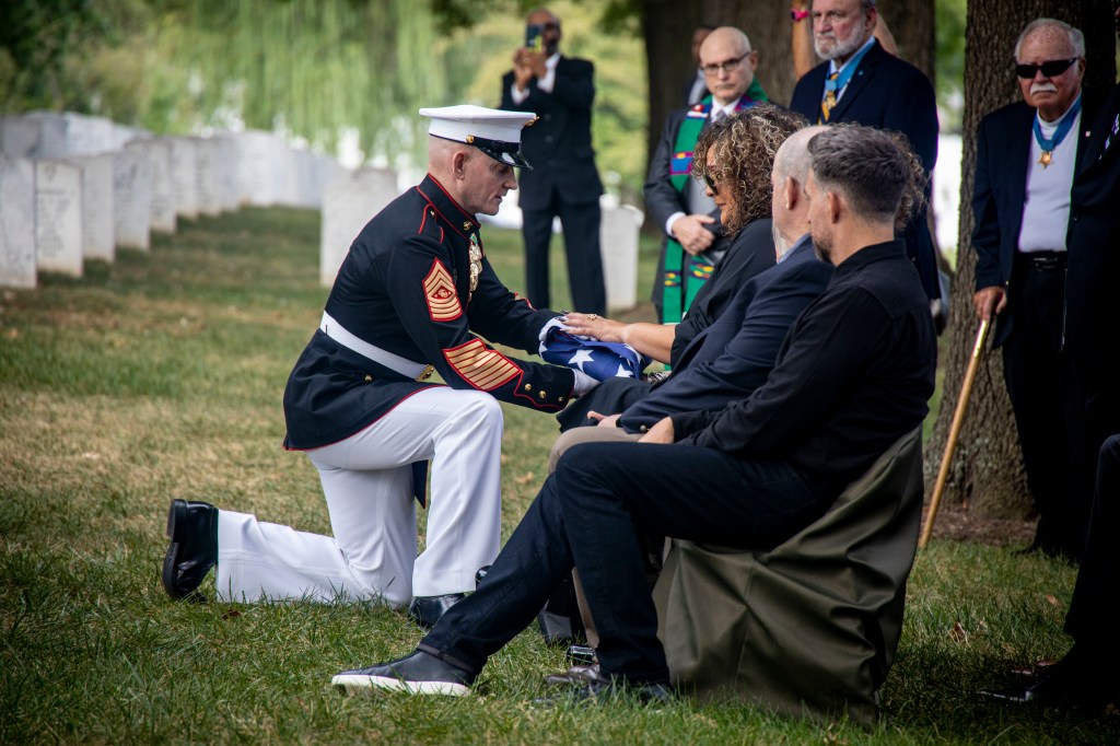 Marine Medal of Honor recipient laid to rest at Arlington