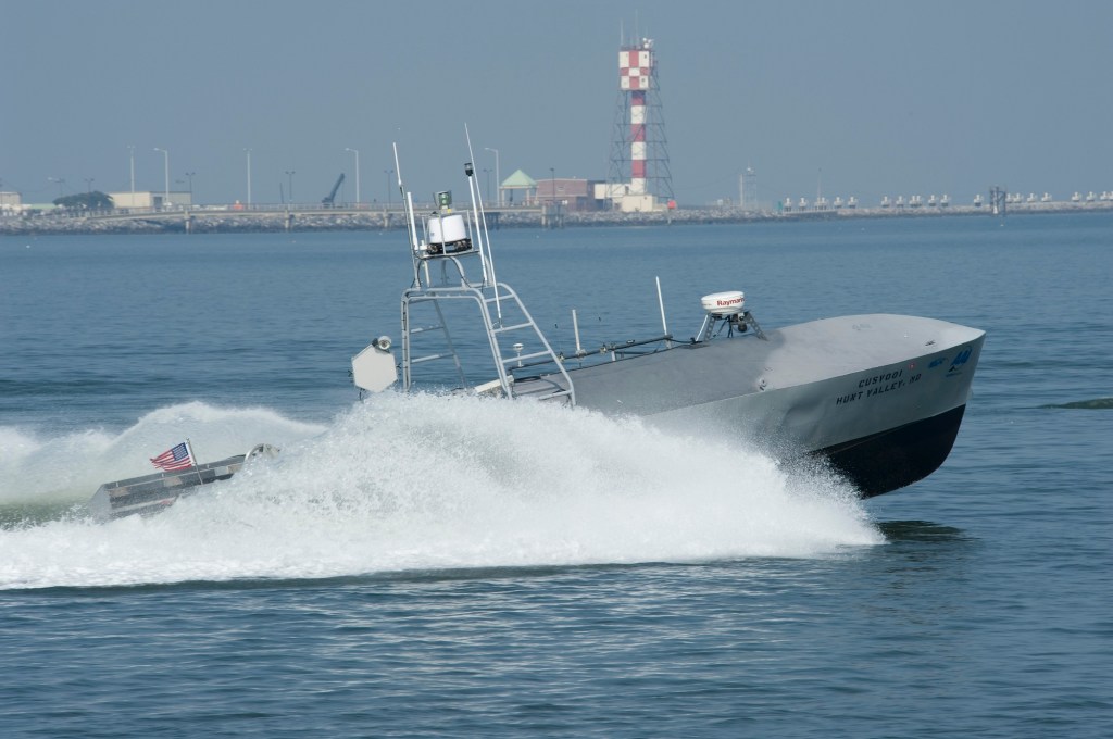 Textron, US Navy are loading guns and missiles on their unmanned mine hunting boat