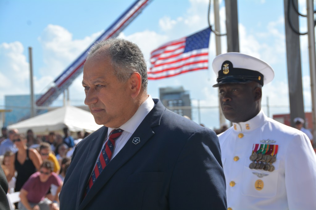 Navy secretary reviews progress on meeting needs of sailors, Marines