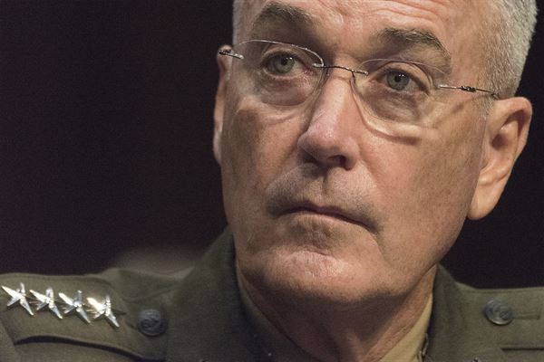 With Mattis leaving the Pentagon, is Dunford next to go?