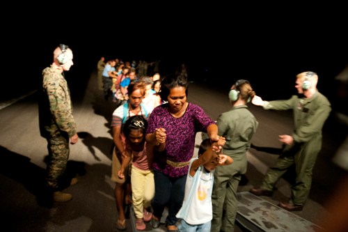 Ongoing relief efforts in the Philippines