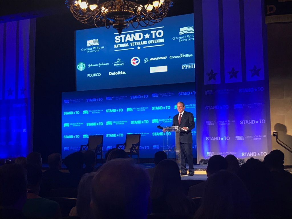 Former president’s nonprofit leads vet transition summit