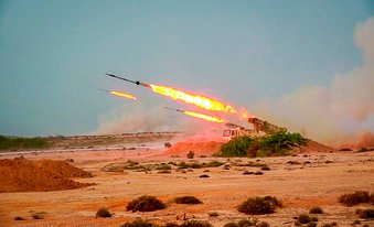 In latest message to US, Iran launches underground ballistic missiles during exercise targeting mock carrier
