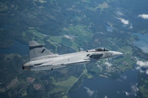Saab’s Gripen E takes its first flight