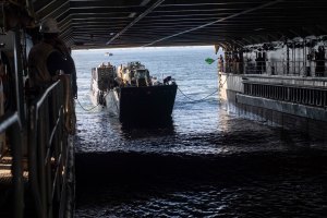 Heavy seas damage Navy ship near Iceland
