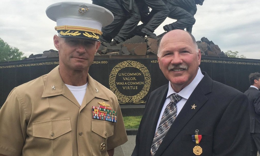 Marine vet awarded rare medal for noncombat bravery for disarming workplace shooter in 1989