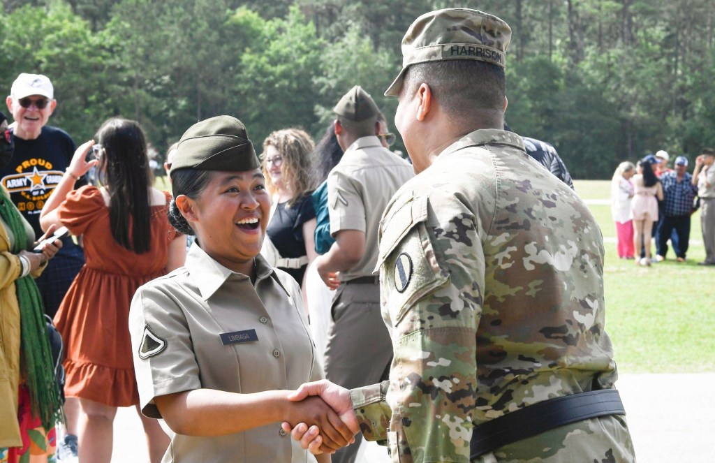 Food delivery driver dashes into Army ranks after chance encounter