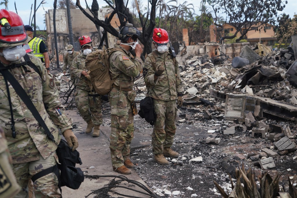 More troops likely to respond to devastating Hawaii wildfires