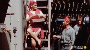 This color footage of hazing during a World War II line-crossing ceremony does not disappoint