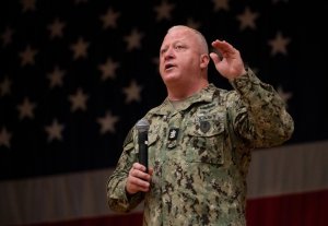 The top enlisted sailor wants to boost education and quality of life